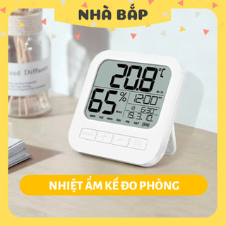  Nhiệt Ẩm Kế Điện Tử ⚡CHÍNH XÁC CAO⚡ Đo Nhiệt Độ Và Độ Ẩm Phòng Ngủ Cho Bé - Nhà Bắp Store 