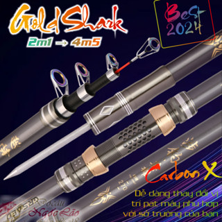 CẦN CÂU MÁY Loại Tốt CAO CẤP - Carbon 100% ☆ Cực Nhẹ CỰC KHỎE ☆ Câu xa bờ, câu iso, câu lure, câu lục