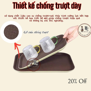 Khay bê chống trơn 28cm tròn, khay bê đồ ăn hàng quán, khay bưng đồ ăn
