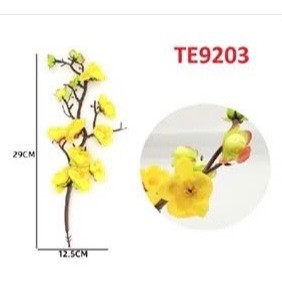 cành hoa đào hoa mai trang trí bánh