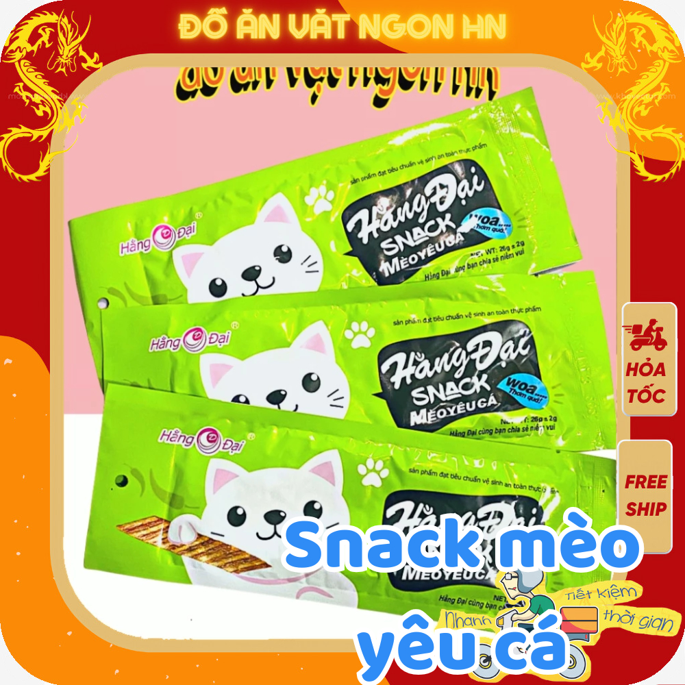 Que cay snack mèo yêu cá hằng đại ăn vặt cổng trường giá rẻ đồ ăn vặt ngon hn