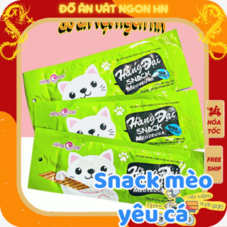 Que cay snack mèo yêu cá hằng đại ăn vặt cổng trường giá rẻ đồ ăn vặt ngon hn