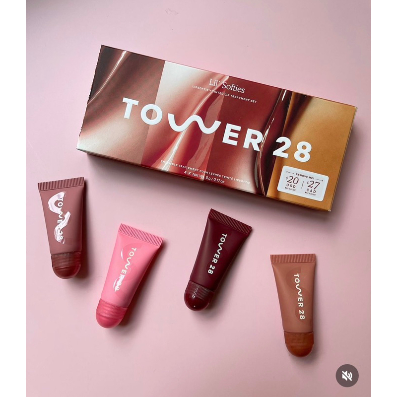 Set son dưỡng Tower 28 Lil Softies