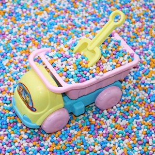 Combo 5kg hạt sứ mix màu đồ chơi guồng cát, xô cát an toàn cho bé yêu