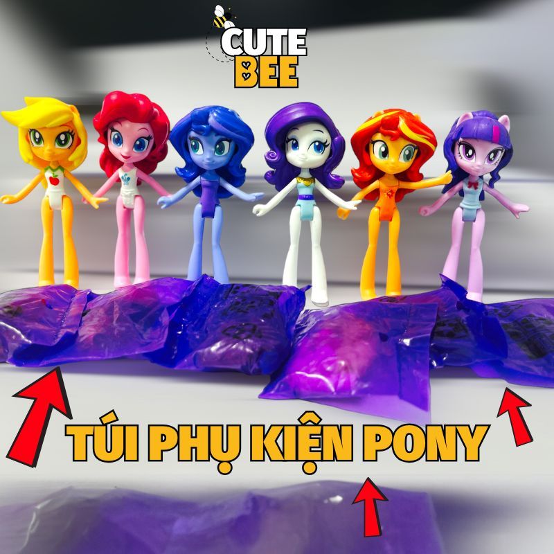 Phụ kiện Búp bê Pony Equestria girls và lọ nước phép thuật - Đồ chơi CUTE BEE