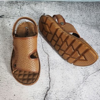 Dép Da Nam Nhập Khẩu Thái Lan, Dép Trung Niên Cao Cấp,Đế Kếp Đúc Đặc Da Bò Nguyên Tấm Khâu 2 Đường Chỉ Toàn Bộ Chắc Chắn