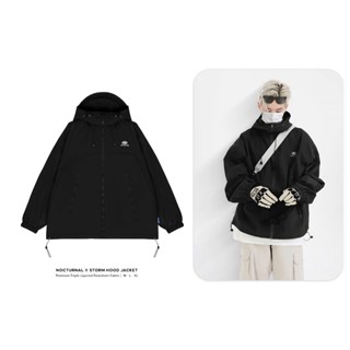 Áo Khoác Dù 3 Lớp NOCTURNAL Storm Hood Jacket Local Brand Nam Nữ Unisex Siêu Dày Thể Thao Phượt