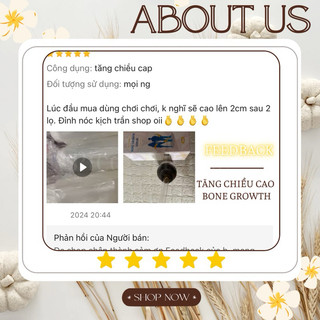 [Mua 2 tặng 2]Tinh Chất Hỗ Trợ Tăng Chiều Cao Bone Growth