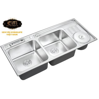 Chậu rửa chén Eurolife EL-C3 (Trắng bạc)