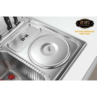 Chậu rửa chén Eurolife EL-C3 (Trắng bạc)