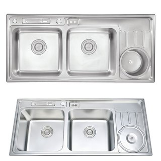 Chậu rửa chén Eurolife EL-C3 (Trắng bạc)
