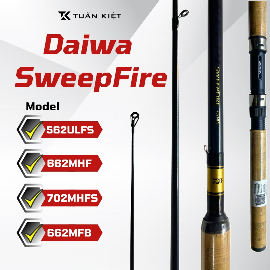 Cần câu cá, Cần câu Lure Daiwa SweepFire - Tuấn Kiệt Fishing