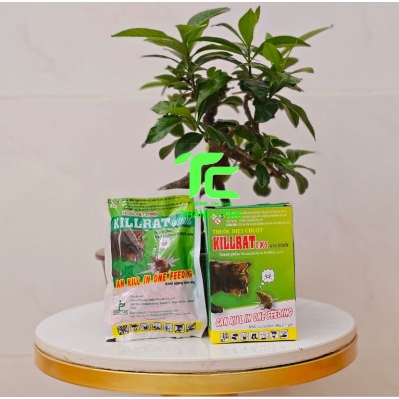 Thuốc diệt chuột Killrat combo 5 gói hiệu quả (mỗi gói 40gram)