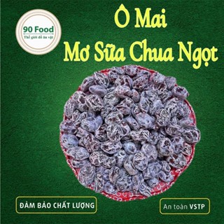 Ô Mai Xí Muội Mơ Sữa chua ngọt không hạt 90 Food túi Zip 500G -1000G thơm ngon nhức nách