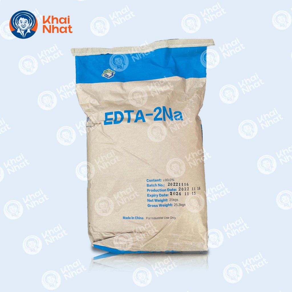 EDTA 2Na – 2Na 99% (edta 2 muối) 25kg/bao Trung Quốc
