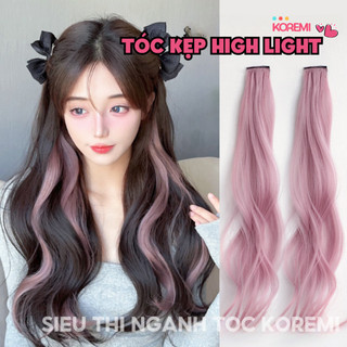  Tóc Kẹp High Light KOREMI Lọn Xoăn 
