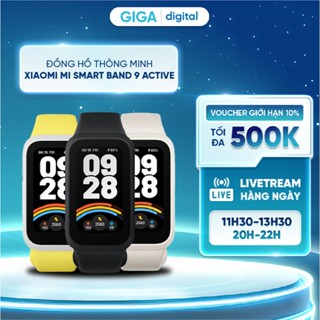 Vòng đeo tay (đồng hồ) thông minh Xiaomi Smart Band 9 Active - Màn hình TFT 1,47 inch - Pin lên đến 18 ngày