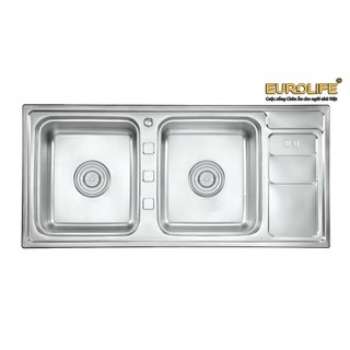 Chậu rửa chén Eurolife EL-C7 (Trắng bạc)