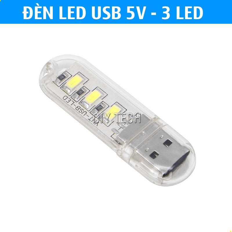Đèn usb led siêu sáng x3 bóng