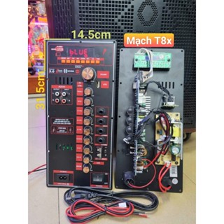 Mạch Loa kéo T8X DSP reverb - Kích Thước 14,5cm x31,5cm  DÙNG TỐT CHO THÙNG BASS ĐƠN 40 - THÙNG BASS ĐÔI 16