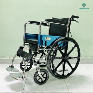Xe Lăn Lucass V89 Có Bô - Xe Lăn Dành Cho Người Già, Người Bệnh, Người Khuyết Tật | Bảo Hành 12 Tháng