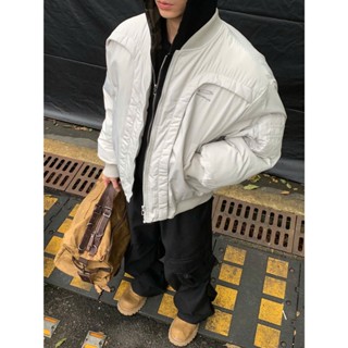  Áo Phao Bomber Nam Kiểu Dáng Ngắn Boxy Có Túi Tay Thiết Kế Phong Cách Thời Trang 