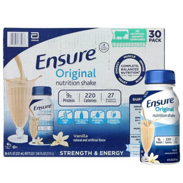 Thùng 30 Chai , 24 chai , 16 Chai Sữa Ensure Orignal Nutrition Shake Mỹ 237ml