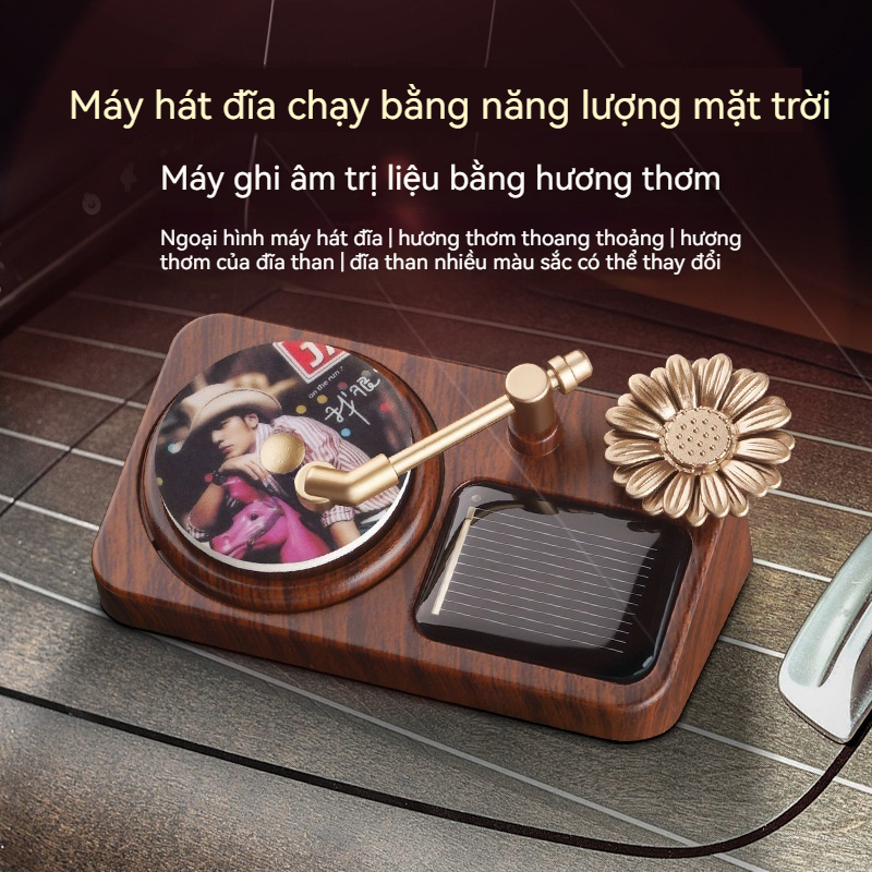 Hình dáng máy quay đĩa nước hoa ô tô nước hoa ô tô cao cấp nước hoa ô tô aromatic retro độc đáo làm 