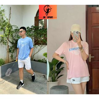  Áo cầu lông Yonex Vân Mây áo thun cầu lông nam nữ tay ngắn cổ tròn vải thun mè mềm mát - SB Sports 