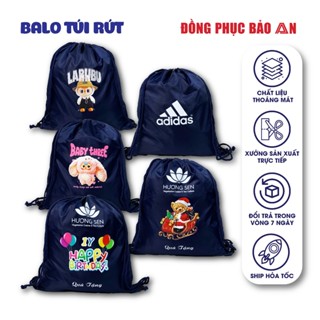 Balo Túi Rút In Hình Siêu Dễ Thương Chống Nước Cho Bé Gái Bé Trai Đựng Quần Áo Gọn Nhẹ Tiện Lợi