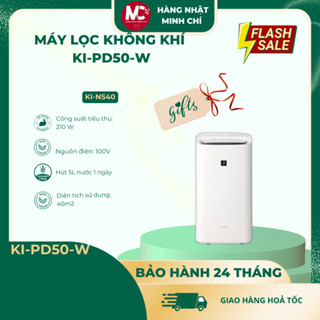 Máy lọc không khí SHARP KI-RD50-W Hút 5L/Ngày Diện Tích 20-40m2