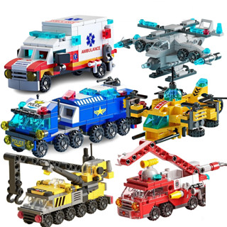 Đồ chơi lắp ráp Cảnh Sát / Cứu Hỏa / Máy Bay / Tàu Chiến 138 - 150 chi tiết cung cấp bởi TDSTECH