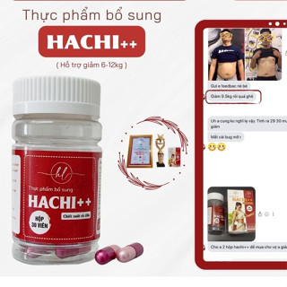 Giảm Cân Hachi Slim X1000, Hỗ Trợ Điều Chỉnh Cân Nặng, Giảm từ 6-12 ký 1 liệu trình, Cho Người Chai Lờn Khó Giảm