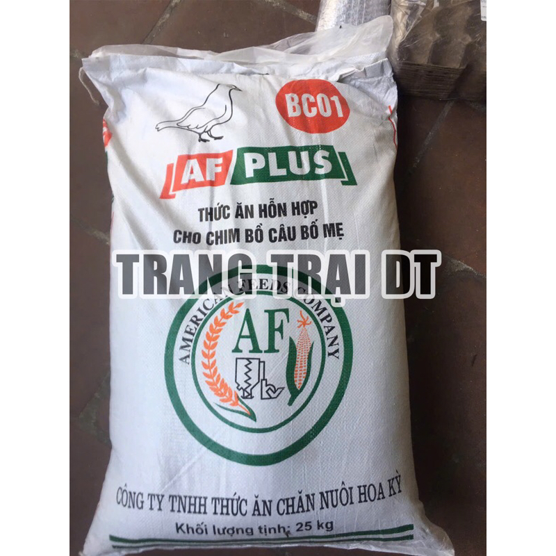 1 Bao (25 kg) Cám chim bồ câu AF plus BC01