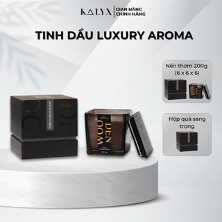  Nến thơm phòng cao cấp thư giãn LUXURY AROMA 200g - Kalyx tinh dầu thơm 