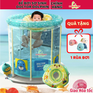  Bể bơi cho bé✅ TẶNG PHAO BƠI✅CHỐNG THẤM bồn tắm xông hơi ngâm mình bể bơi thành cao Doctor Dolphin 