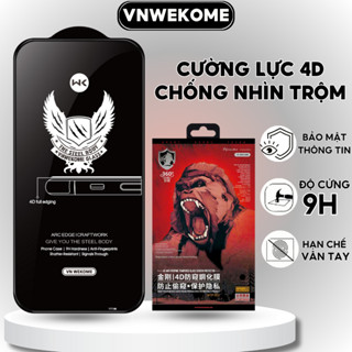 Kính cường lực iphone chống nhìn trộm VNWEKOME dán màn hình ip xr xs max 11 12 13 14 15 16 pro max