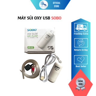 Máy sủi oxy Usb mini SoBo - Guppy Xanh
