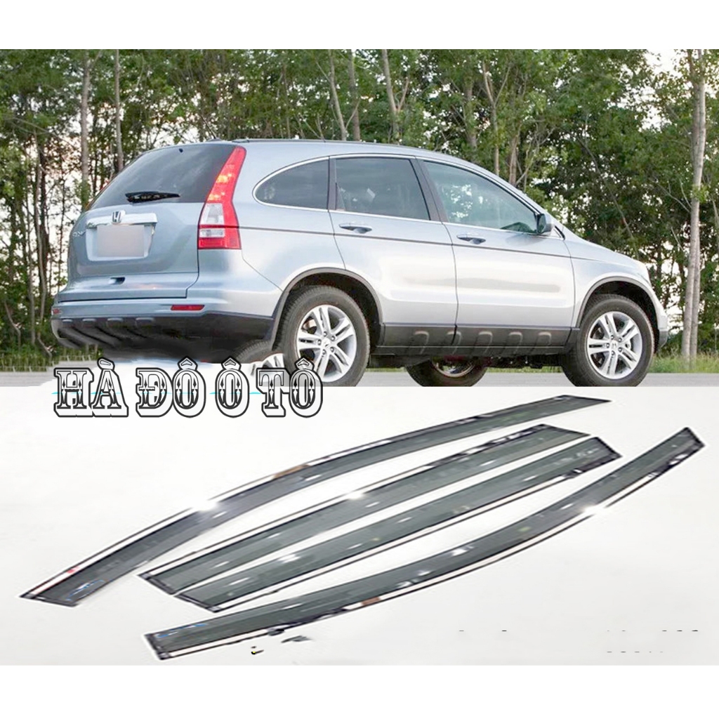 Vè Mưa CRV 2007 2008 2009 2010 2011 Có Viền Chỉ Mạ - Viền Che Mưa Cánh Cửa Honda CRV 2007/2011