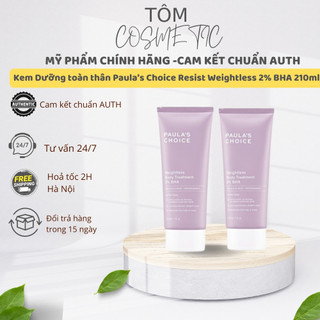  Kem Dưỡng Thể Paula's Choice Resist Weightless 2% BHA AHA 210ml - Làm Sạch Lỗ Chân Lông & Giảm Mẩn Đỏ 
