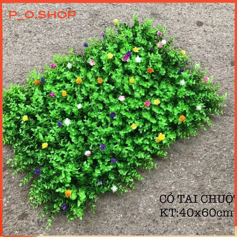 【🔥Rẻ】Thảm cỏ tai chuột, cỏ giả trang trí, hoa giả trang trí tiền cảnh, hoa trang trí tết kích thước 
