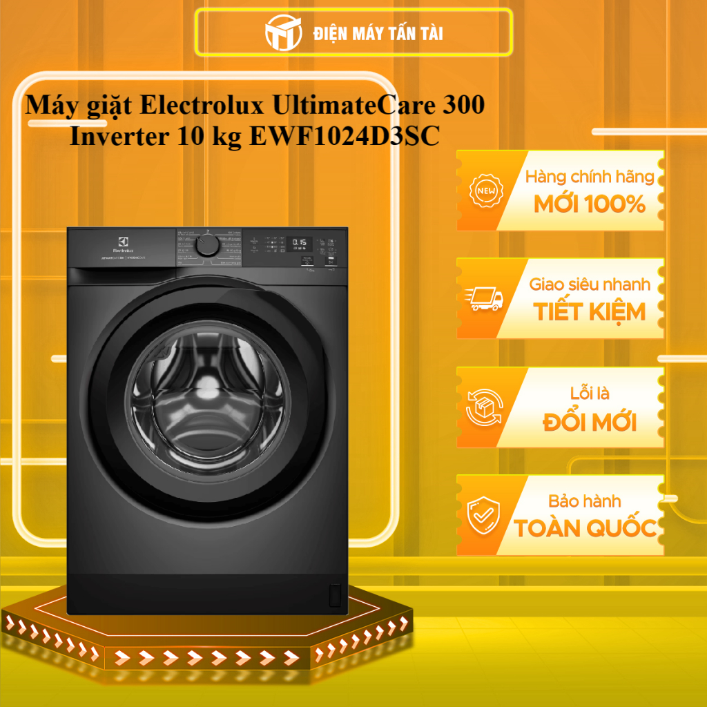 (HCM) - EWF1024D3SC - Máy Giặt Electrolux UltimateCare 10 KG EWF1024D3SC
