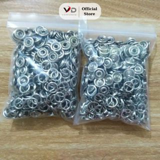 TÚI 200 NÚT KHUY CÚC BẤM QUẦN ÁO DỜI ( tức 50 cúc hoàn chỉnh )