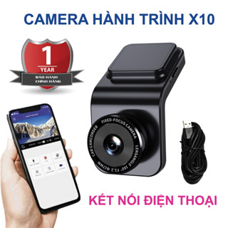 Camera Hành Trình X10 Full HD Kết Nối Màn Hình DVD Android Cho Ô Tô Xe Hơi