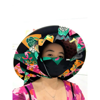 Bao nón lá có viền, có quai làm khẩu trang che nắng may thủ công bằng vải thun co giãn thoáng mát