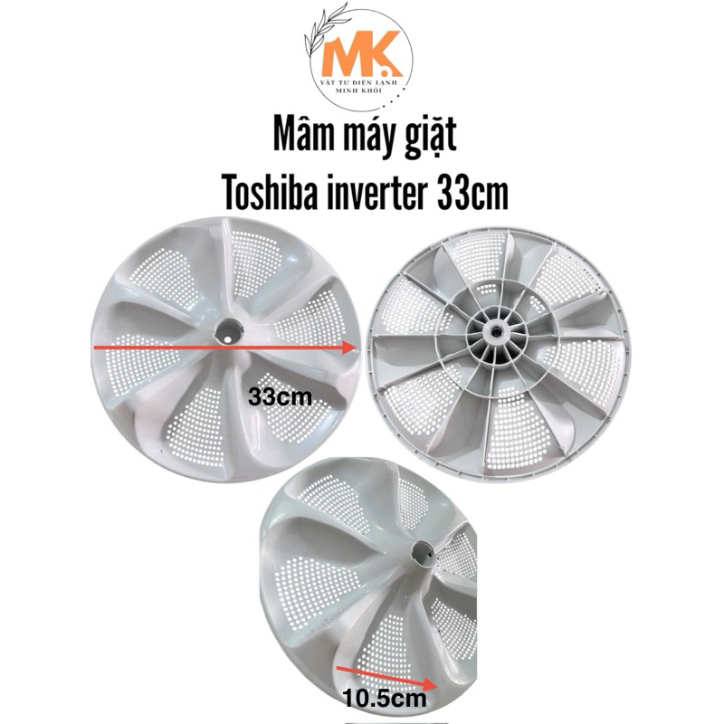 Mâm Máy Giặt Toshiba 33cm hàng hãng, chất lượng.