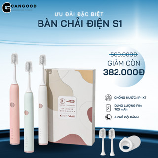 Bàn Chải Điện Thông Minh S1 Chống Nước 4 Chế Độ Sóng Âm Làm Sạch, Trắng Răng, Lông Mềm Mại