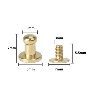 10 cái Nấm vặn ren bằng đồng( Phụ kiện đồng, inox)