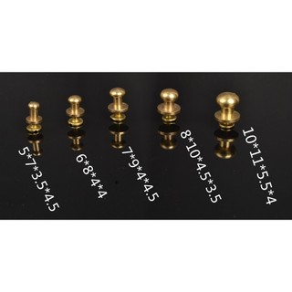 10 cái Nấm vặn ren bằng đồng( Phụ kiện đồng, inox)