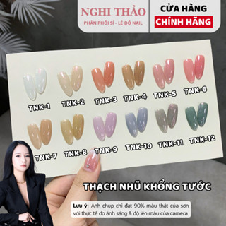 Sơn gel thạch nhũ khổng tước lẻ màu RAMYLA Nghi Thảo